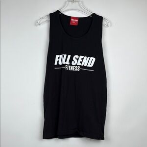 Full Send Fitness Black Tank Top Men’s Size Small Limited Edition